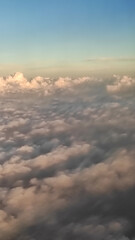 Über den Wolken, Fensterblick Flugzeug