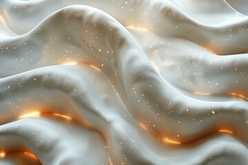 Abstract 3d luxury premium background, white with golden accents