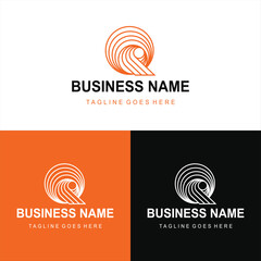 Letter Q Big Logo Pack Design Creative Modern logos design for your business Vector Brand name illustration