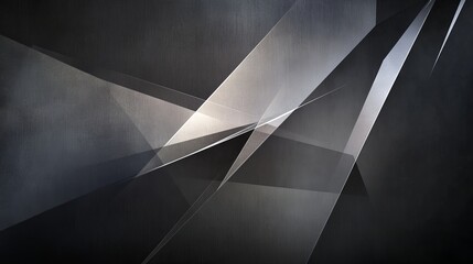 Abstract metallic background with intersecting lines and shapes