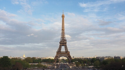 Cloudy Day in Eiffel Tower, June 2024