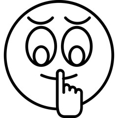 Quiet Vector Icon Design