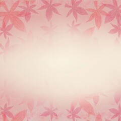 가을의 붉은 단풍잎 배경디자인(Autumn red maple leaf background design)