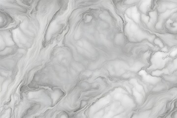 Obraz premium A luxurious silver marble design with intricate white veins, AI Generated 