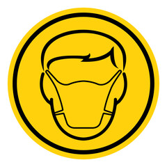 Wear Mark Protection Symbol Sign, Vector Illustration, Isolate On White Background Label .EPS10