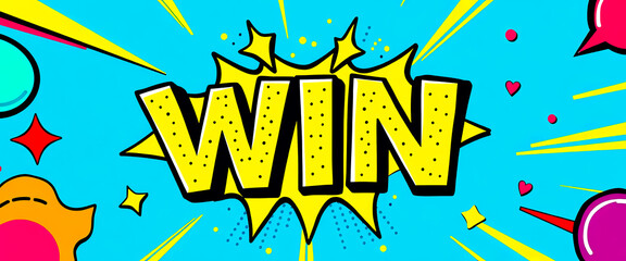 Win Comic Pop Art