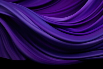 Abstract sculpture purple blue smooth.
