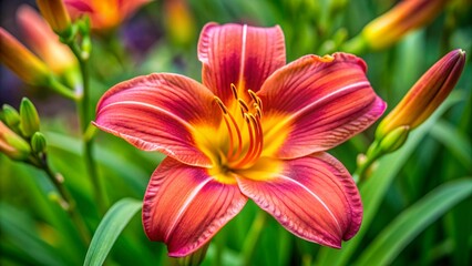 Obraz premium peruvian-daylily---isolated-white-background