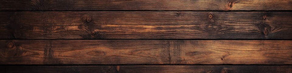 Fototapeta premium Dark brown wooden background 