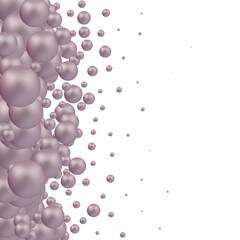 Abstract vector background. Balls as decorative elements. Eps 10