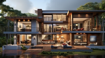 Obraz premium construction of a house 