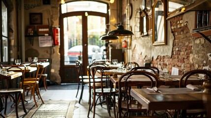 Naklejka premium Finding the Perfect Name for Your Italian Restaurant stock photo , generative ai