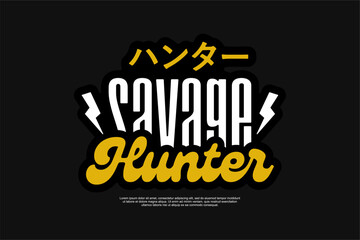 urban tshirt streetwear fashion design vector suitable for printing	
