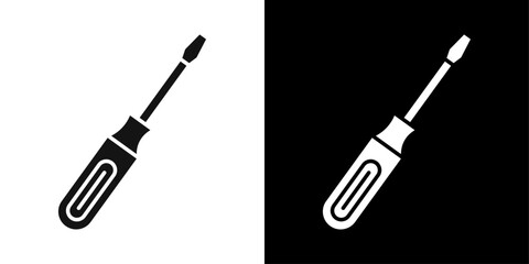Screwdrive icon line art vector
