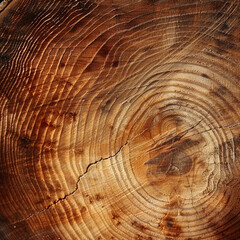 Naklejka premium wood texture grain pattern rings natural timber brown annual rings growth rings tree wooden slice hardwood cross-section 