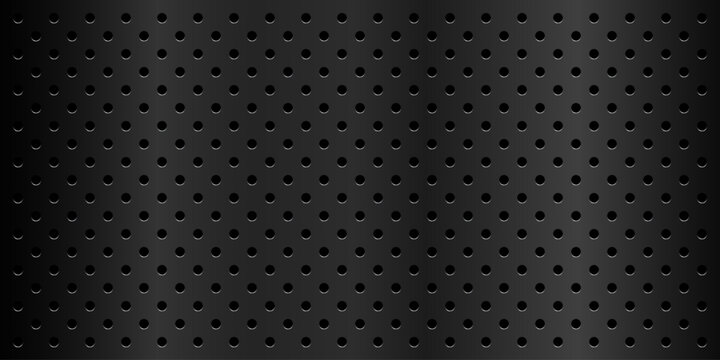 Peg board perforated texture background material with oval holes seamless pattern board vector illustration. Wall structure for working bench tools.