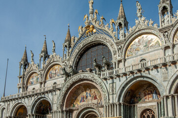 Naklejka premium The Italian city of Venice