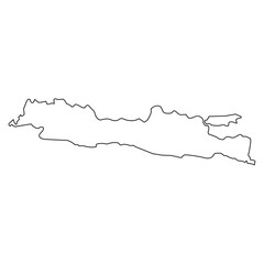 Map of Java Island