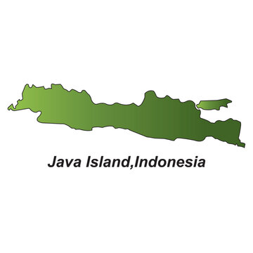 Map of Java Island