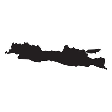Map of Java Island