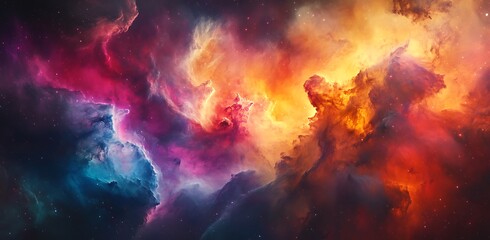 Vibrant Nebula background