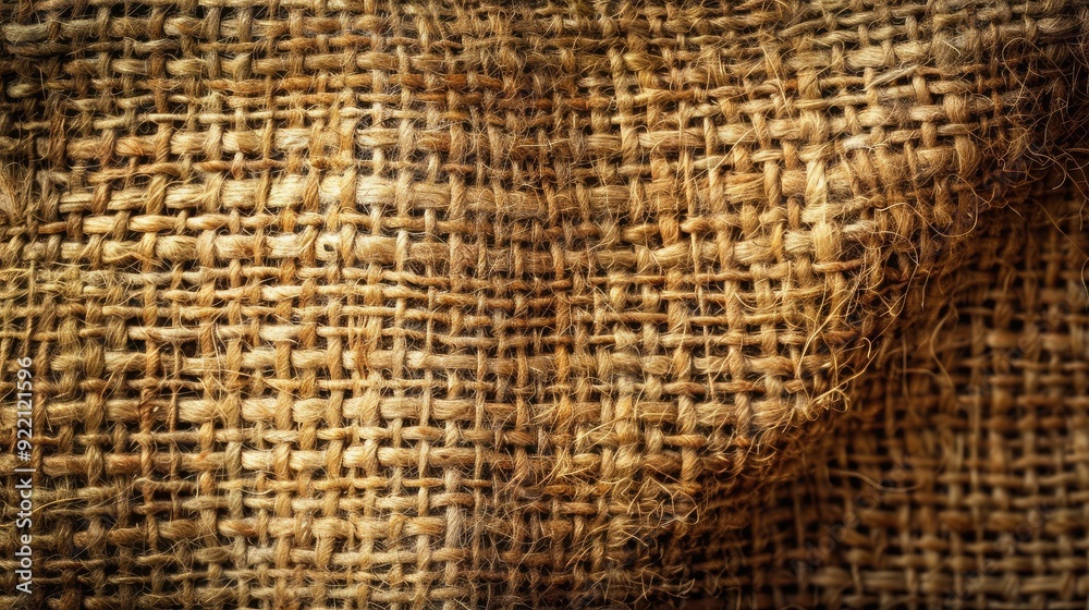 Canvas Prints A rustic woven fabric texture background with visible threads and earthy tones, adding warmth and character