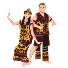 Kalimantan Dayak Dancers
