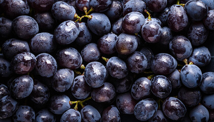 Fototapeta premium dark grapes