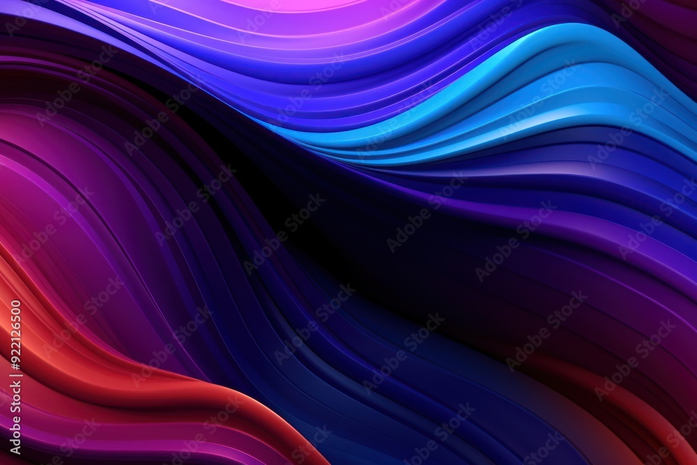 Canvas Prints colorful waves backgrounds abstract pattern.