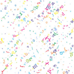 Concept of school background. Colorful childish