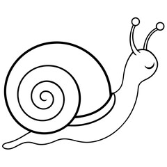 Snail art vector illustration