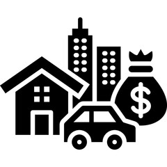 Fototapeta premium Assets Icon