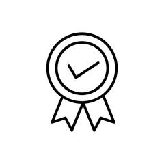 Quality guarantee icon , Vector graphic trendy style illustration for web and app on white background..eps