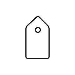 Price Tags icon vector, sale linear illustration for web and app on white background..eps