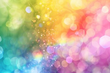 Obraz premium Vibrant colorful bokeh background image