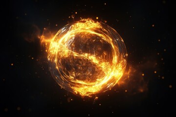 Light orb effect photo