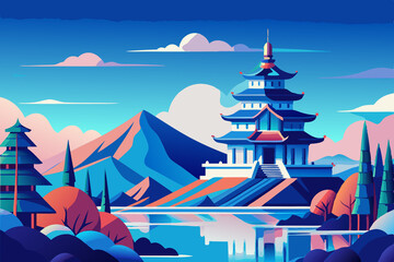 landscape with castle