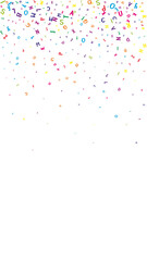 Concept of school background. Colorful childish