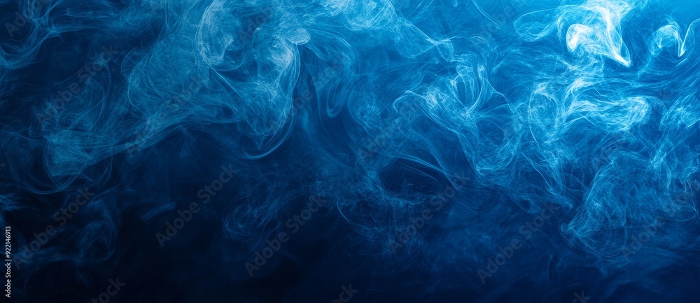 Aufkleber Copy space image creates a spooky Halloween background with explosive real smoke and an empty center.