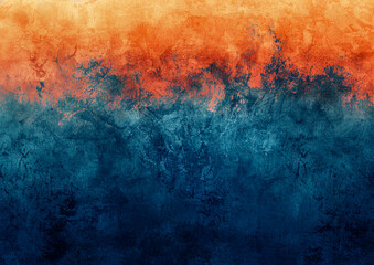 Minimalist Blurred Blue and Orange Gradient with Grainy Texture - Soft Edged Abstract Shapes, Modern Design, Neutral Palette, and High-Resolution Minimalist Aesthetic