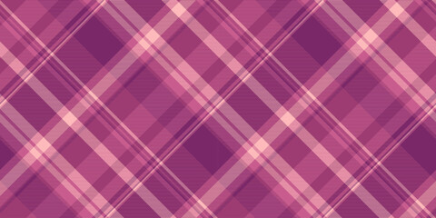 Long vector textile seamless, complexity tartan texture pattern. Fibrous plaid fabric background check in pink and light colors.