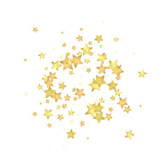 Magic stars vector overlay.  Gold stars scattered