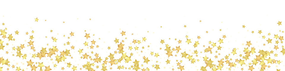 Magic stars vector overlay.  Gold stars scattered