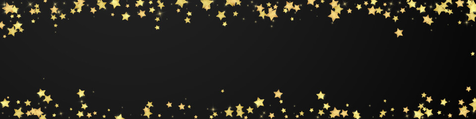 Magic stars vector overlay.  Gold stars scattered