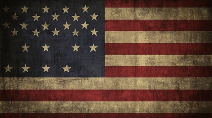 Vintage American Flag