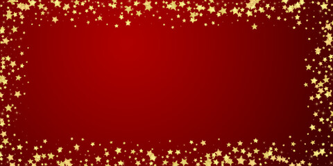 Magic stars vector overlay.  Gold stars scattered