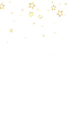 Christmas spirit. Scattered falling stars.