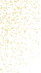 Gold sparkling star confetti.