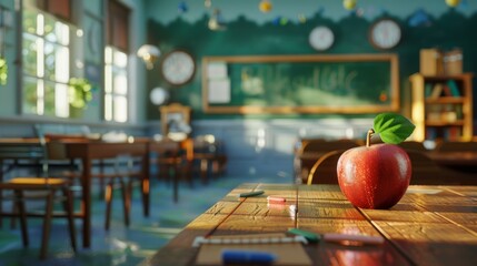 Back to school background. First day of school greeting illustration, Welcome  back to school banner concept