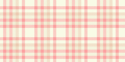 Mens shirt background fabric check, horizon seamless texture tartan. Website textile vector plaid pattern in light and white colors.